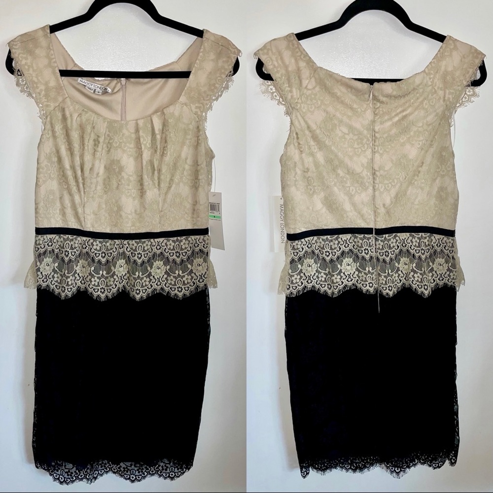 Maggy London Lace Cocktail Dress